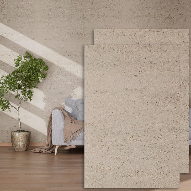 NAMAII 3D Wall Panels - 4PCS 47.2"x23.6" Faux Stone Wall Covering - MCM Modified Clay Material for Home Art, Accent Brick, Modern Exterior/Interior Decoration, Covering 31 sq.ft TV - Image 1