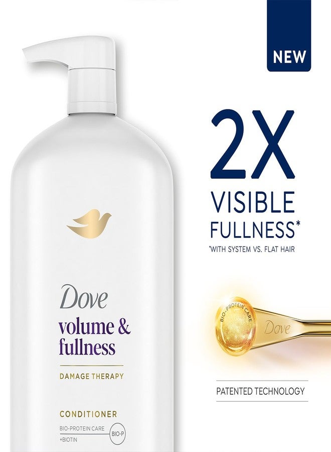 Dove Conditioner, Volume & Fullness, 2-Pack - Daily Volumizing Hair Conditioner with Collagen, 31 Oz Ea - Image 5