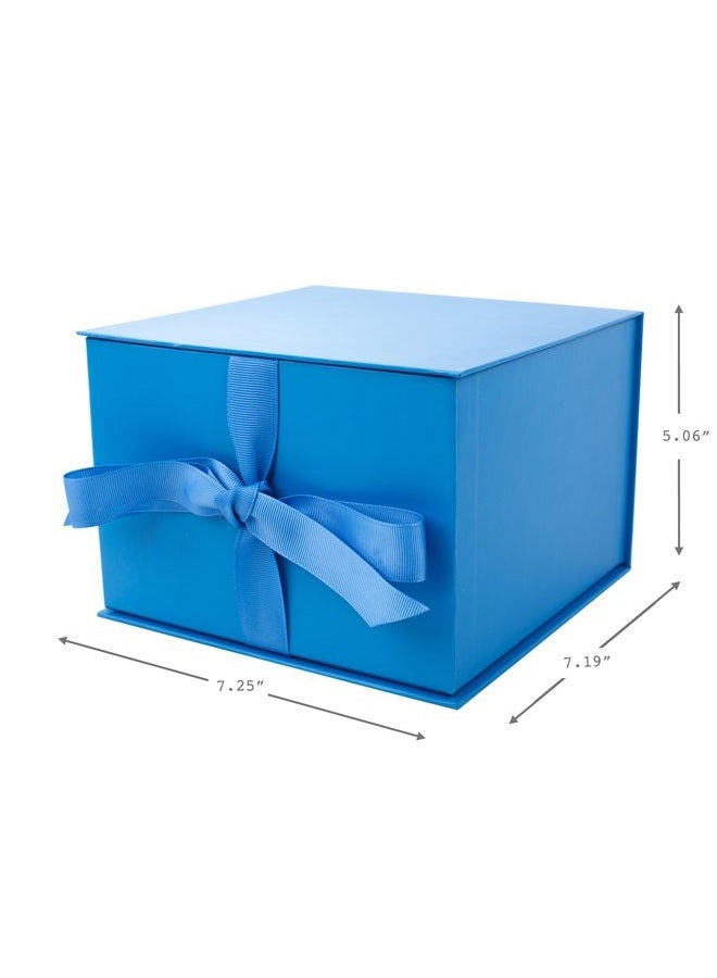 Hallmark Medium Gift Box with Lid and Shredded Paper Fill (Blue 7 inch Box) for Birthdays, Graduations, Anniversaries, Father's Day, Christmas, Valentine's Day, All Occasion - Image 4