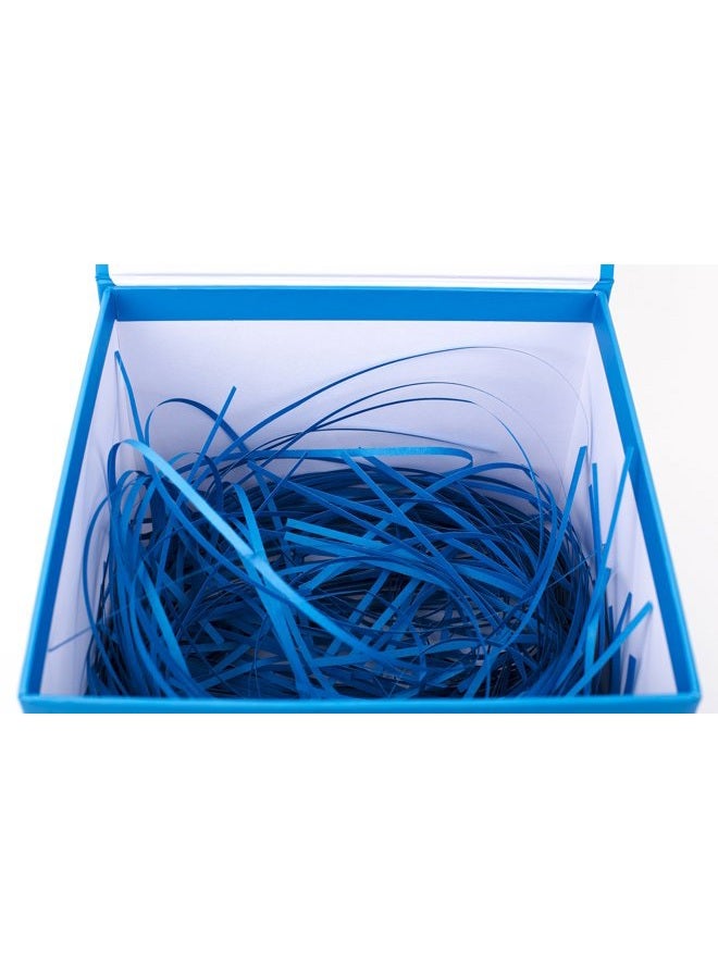 Hallmark Medium Gift Box with Lid and Shredded Paper Fill (Blue 7 inch Box) for Birthdays, Graduations, Anniversaries, Father's Day, Christmas, Valentine's Day, All Occasion - Image 3