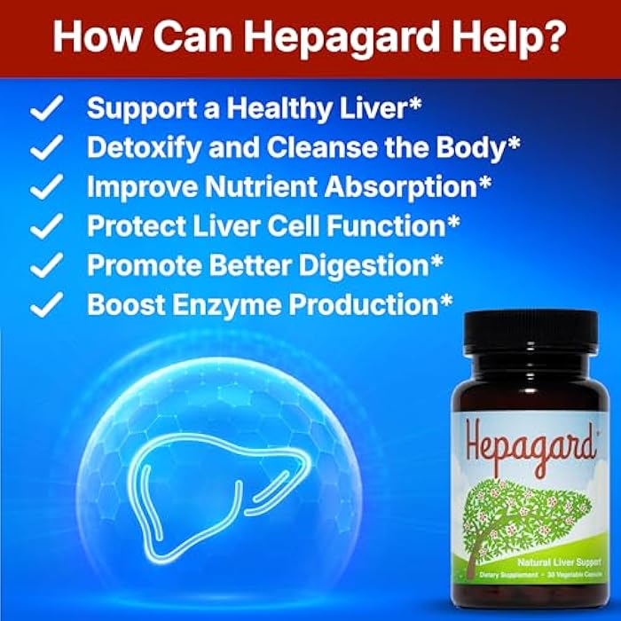 Hepagard - Natural Liver Support Supplement with N-Acetyl Cysteine (NAC) - Non-GMO, Vegan, Gluten-Free - Image 2