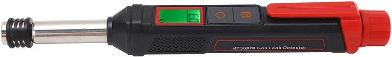 Gas Leak Detector with LCD Backlit Display, Portable Handheld Analyzer, Semiconductor Sensor with Audible Visual and Vibration Alarms, ABS Material Construction with Pocket Clip - Image 5