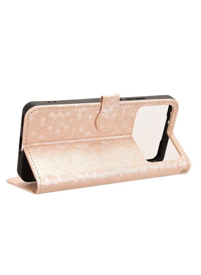 اس-توب جراب هاتف Redmi K70 Ultra من الجلد بتصميم نقاط قرص العسل - Image 5