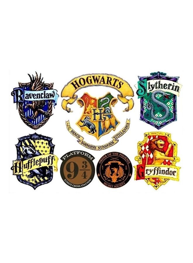 NIBEMINENT Harry Potter Logos Temporary Tattoo Multicolour - Image 1