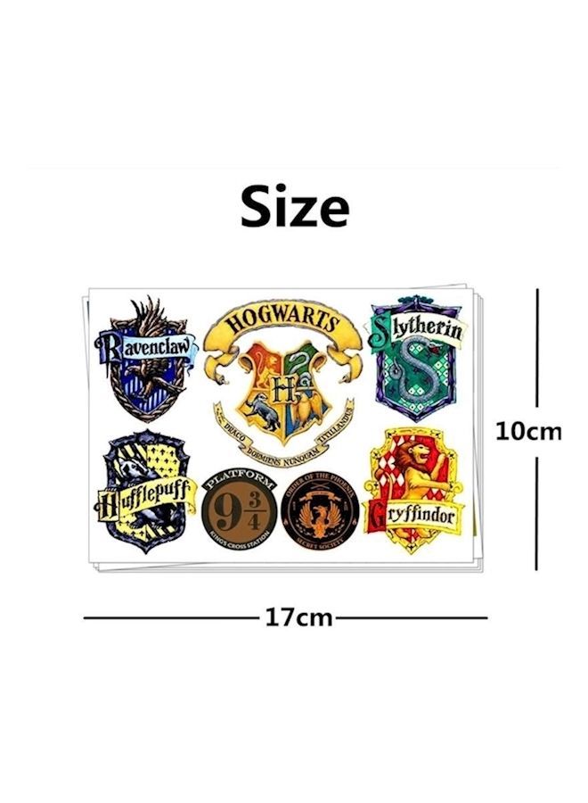 NIBEMINENT Harry Potter Logos Temporary Tattoo Multicolour - Image 2