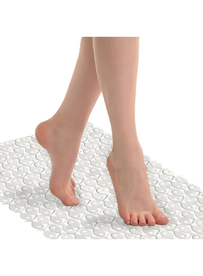 TATAY Superior-Quality Pvc Opaque Pergamon Bathmat White 70 x 36 cm 5511401