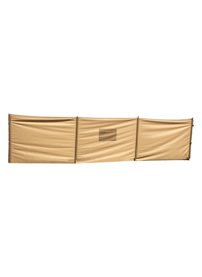AL SANIDI Magnet windbreak for trips, Camping Curtain, Kaki, Size 440*148Cm  - Image 1