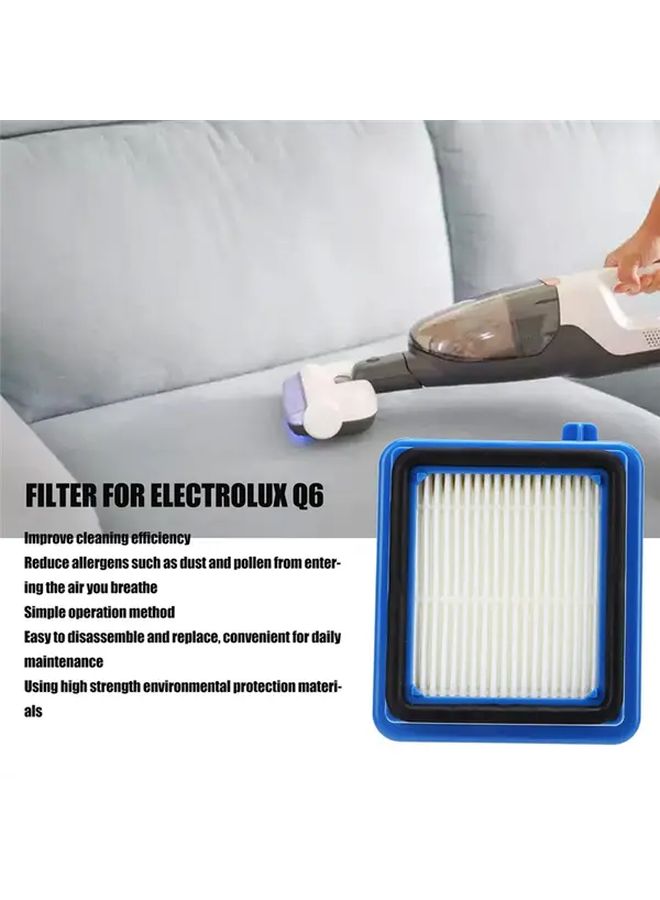 Multicolor Vacuum Cleaner Filters Compatible with Electrolux Q6 Q7 Q8 Models High Efficiency - Image 1