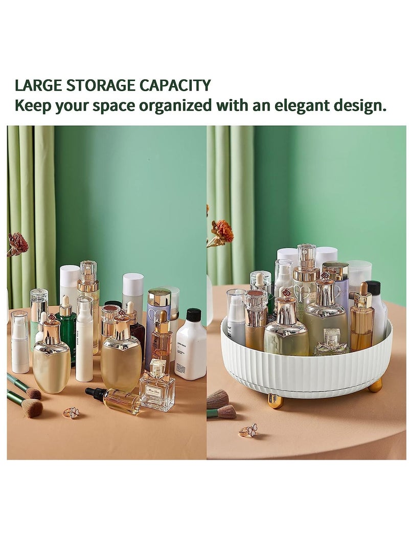 Turntable Cabinet Organizer, 11 Inches Rotating Spice Rack Kitchen Storage, Spinning Food Storage Container for Spices, Condiments - Image 2