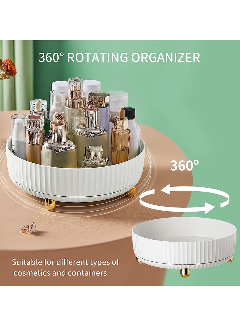 Turntable Cabinet Organizer, 11 Inches Rotating Spice Rack Kitchen Storage, Spinning Food Storage Container for Spices, Condiments - Image 3