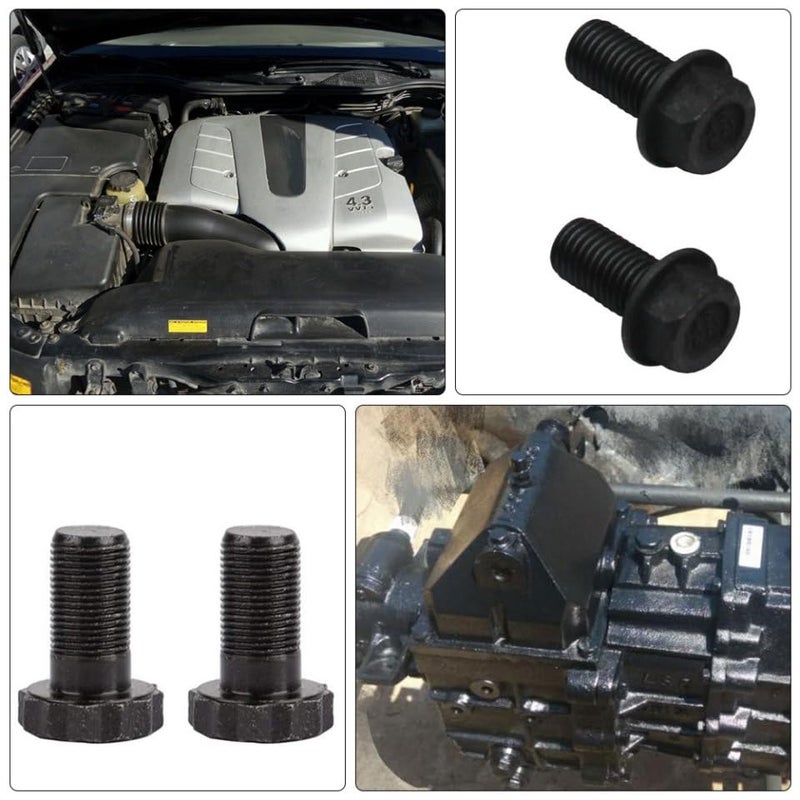 Grade 12 9 Steel Flywheel Flange Bolt Kit 4 Pcs Engine Automotive Repair Parts - Image 4