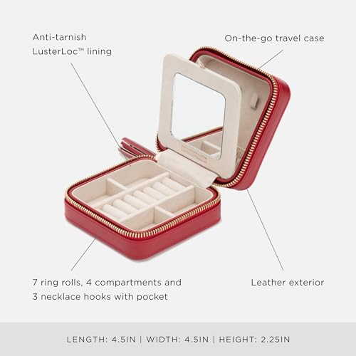 Wolf Designs WOLF 329972 Caroline Travel Jewelry Case - Image 4