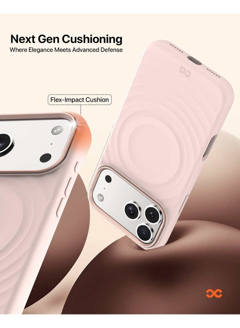 Fuxin iPhone 17 Pro 360° Rotatable Ring Stand Case Pristine Black, MagSafe Compatible, Multi-Angle Viewing, N52 Magnet, Military Grade Drop Protection, Precision Fit, Enhanced Button/Port Access Hands-Viewing, Raised Edge, Sleek & Lightweight, Infinyty  Lite - Image 3