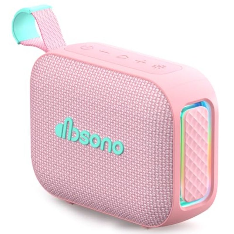 Portable tooth Speaker Line-in Support: IPX5 Waterproof HD Sound Up to 24H Playtime, TWS Pairing, LED Light, Outdoor Speaker for Beach/Pool/Travel, Back to School Gifts for Adult Teen - Image 1