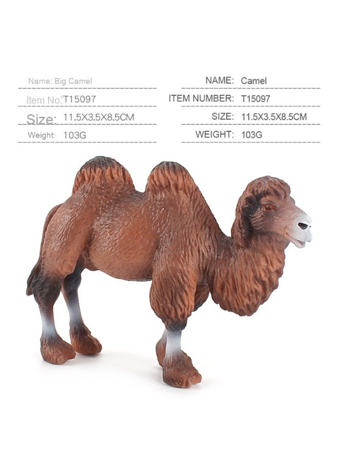 NIBEMINENT Desert Simulation Solid Large Camel Figurine