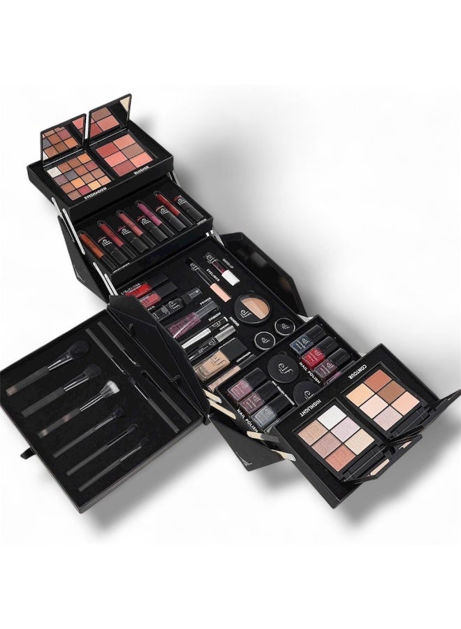 e.I.f Complete makeup box in black - Image 1