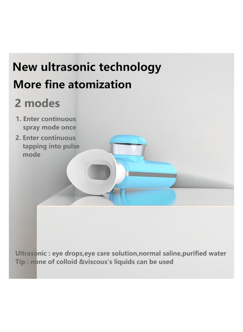 Zikra Heated Nano Eye Mist Sprayer, Portable Eye Mister with Moist Heat for Relief Dry Eyes and Stye, Eye Dropper Tool, Rechargeable Electric Eye Steamer for Eyelid, Eye Skin Care and Eye SPA for Women - Image 4