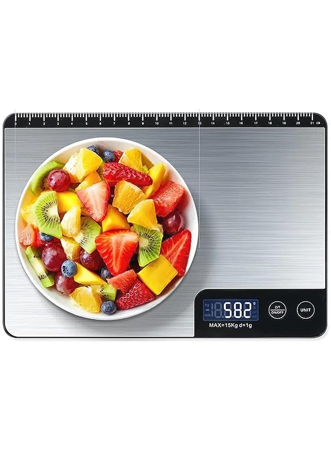 PROMASS Grams Stainless Steel Electronic Lcd Digital High Precision Kitchen Weighing Food Scale - Image 1