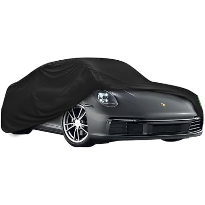 rayihni Car Cover for Porsche 911 Carrera (996/997 Series) 1998-2024, Waterproof All Weather for Automobiles, Windproof Snowproof Rain Hail Sun UV Protection Full Outdoor Indoor Exterior Car Covers - Image 1