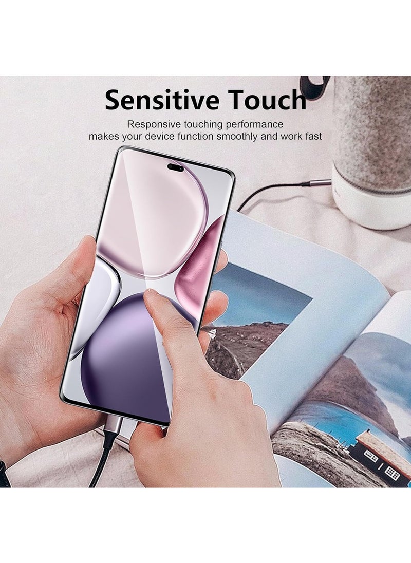 X-level - [2+2 Pack] Screen Protector Compatible with Honor X9c with Camera Lens Protector, Full Coverage 9H Tempered Glass Film, HD Clear Scratch Resistant, Bubble-Free, Anti-Fingerprint - Image 1