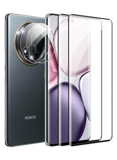 X-level [2+2 Pack] Screen Protector Compatible with Honor X9c with Camera Lens Protector, Full Coverage 9H Tempered Glass Film, HD Clear Scratch Resistant, Bubble-Free, Anti-Fingerprint  - Image 1