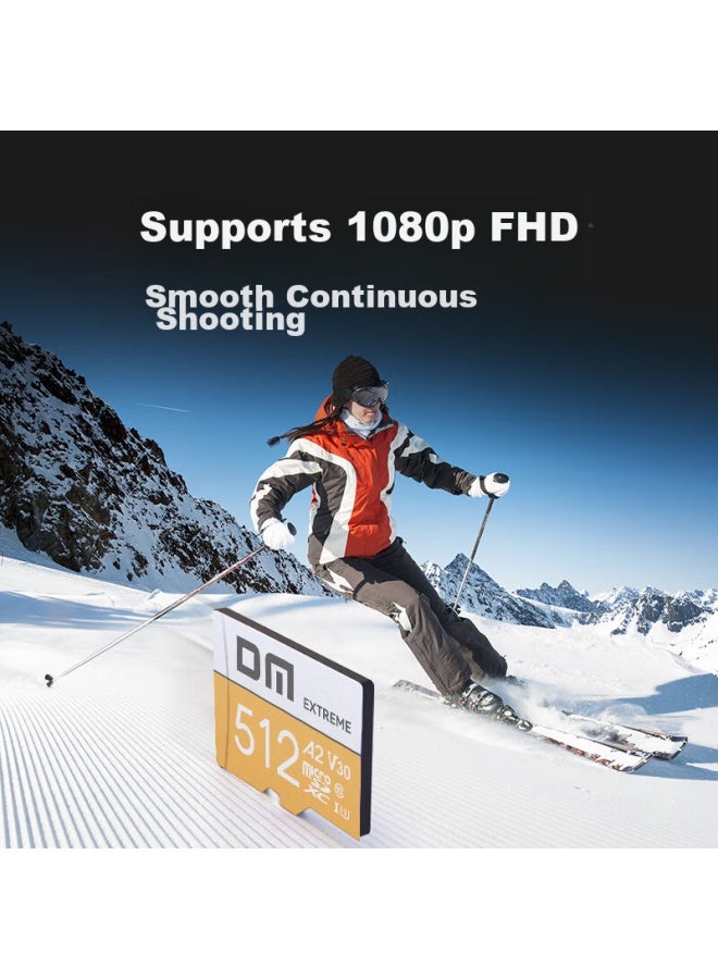 Dm Daimai 512gb Tf Memory Card, Gold Card, A2 V30 Gaming Phone, Dash Cam, Surveillance Camera, Multi-device Compatible, High-speed Memory Card - Image 4