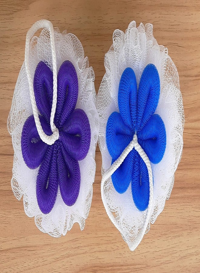 Indiginous Luxury Bathing Round Loofah for Men and Women | Body Sponge, loofah body scrub for bath | Bath Loofah Sponge Scrubber Exfoliator for High Lather Cleansing (Color As per Availability Pack of 1) - Image 4