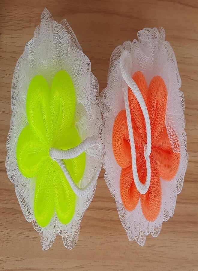 Indiginous Luxury Bathing Round Loofah for Men and Women | Body Sponge, loofah body scrub for bath | Bath Loofah Sponge Scrubber Exfoliator for High Lather Cleansing (Color As per Availability Pack of 1) - Image 3