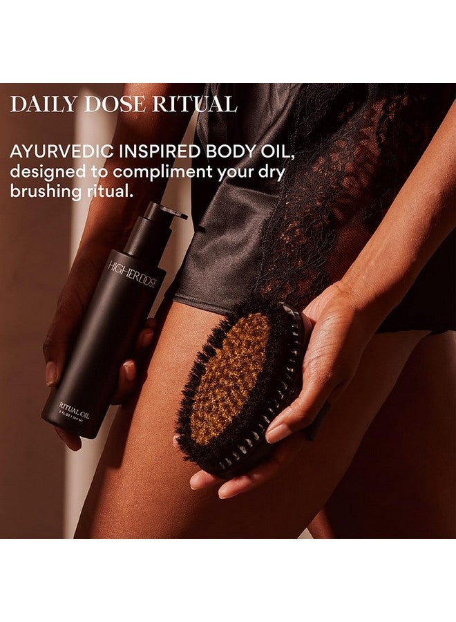 HIGHERDOSE Ritual Oil Ayurvedic Daily Nourishing Body Oil For Dry Skin Moisturizing Body Oil Enriched With Sea Buckthorn & Essential Oils To Deliver Nourished Toned & Glowing Skin (5 Fl Oz) - Image 5