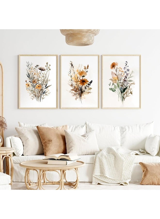 Baccone Green Flower Art Prints - 24x36 Unframed - Image 4