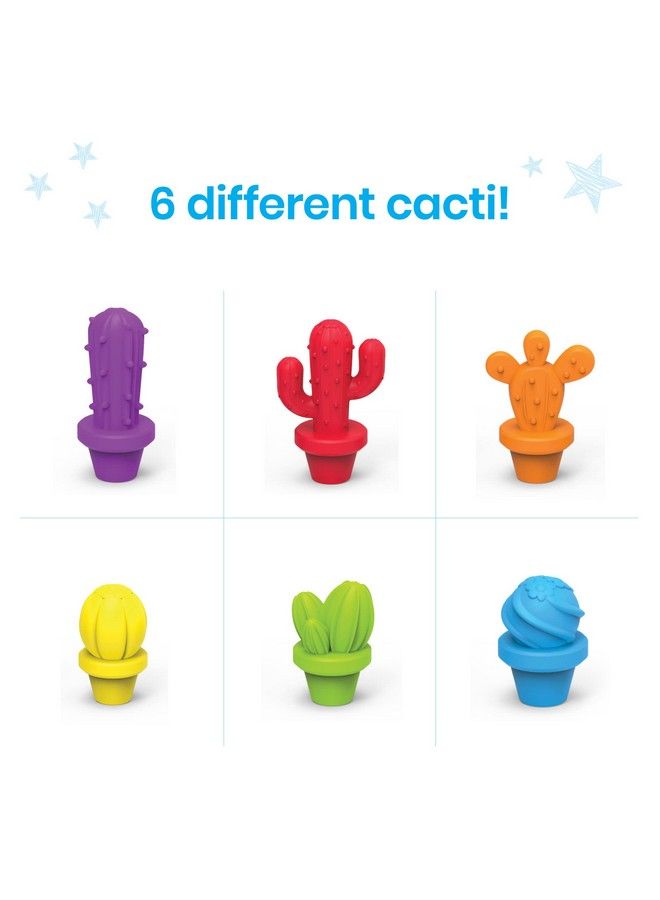 hand2mind Colorful Cactus Counters Counters For Kids Math Counting Objects Color Sorting Toys For Counting Sorting Toys Counting Manipulatives Preschool Learning Montessori Math Materials - Image 4