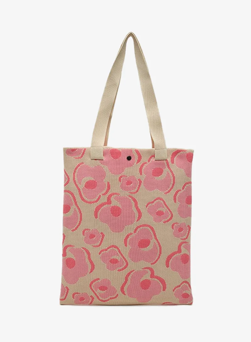 أر أند بي Patterned Shoulder Bag