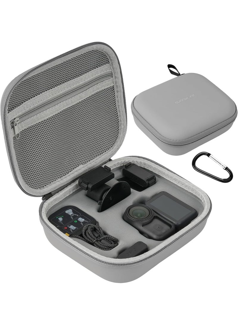 كيس حمل التخزين PU لـ DJI OSMO Nano ، كيس سفر الكاميرا المحمولة تخزين واقي مقاوم للغبار متوافق مع ملحقات كاميرا العمل DJI OSMO Nano (رمادي) - Image 1