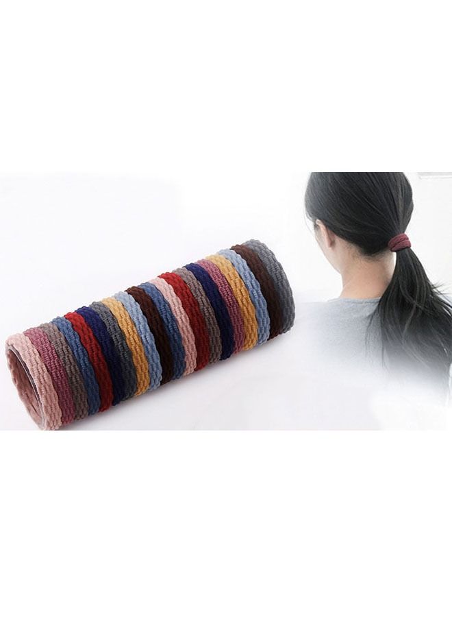 ZCM-HAPPY 60-piece elastic headband set Elastic hair band set 4.5 cm - Image 4