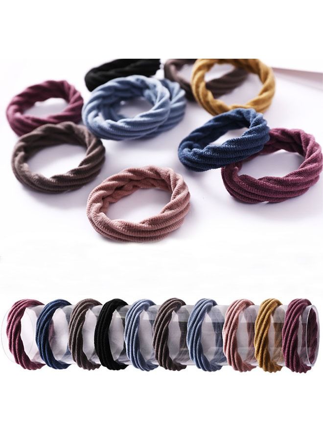 ZCM-HAPPY 60-piece elastic headband set Elastic hair band set 4.5 cm - Image 3