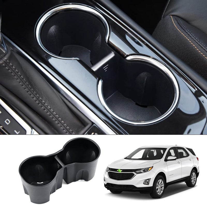 Autorder Cup Holder Inserts for ChevyChevrolet Equinox 2018 2019 2020 2021 2022 2023 2024 Accessories Center Console Water Cup Holder