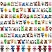 Haconba 106 Packs Mini Stuffed Animals Teddy Bear Toys Bulk Small Plush Animals Tiny Teddy Bear Keychain for Kids Animal Themed Party Favors Childrens Day Birthday Gifts - Image 4
