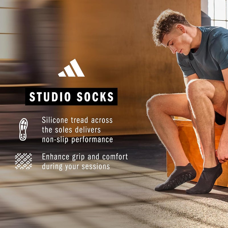 adidas Studio Socks - Black - M/L - Image 4