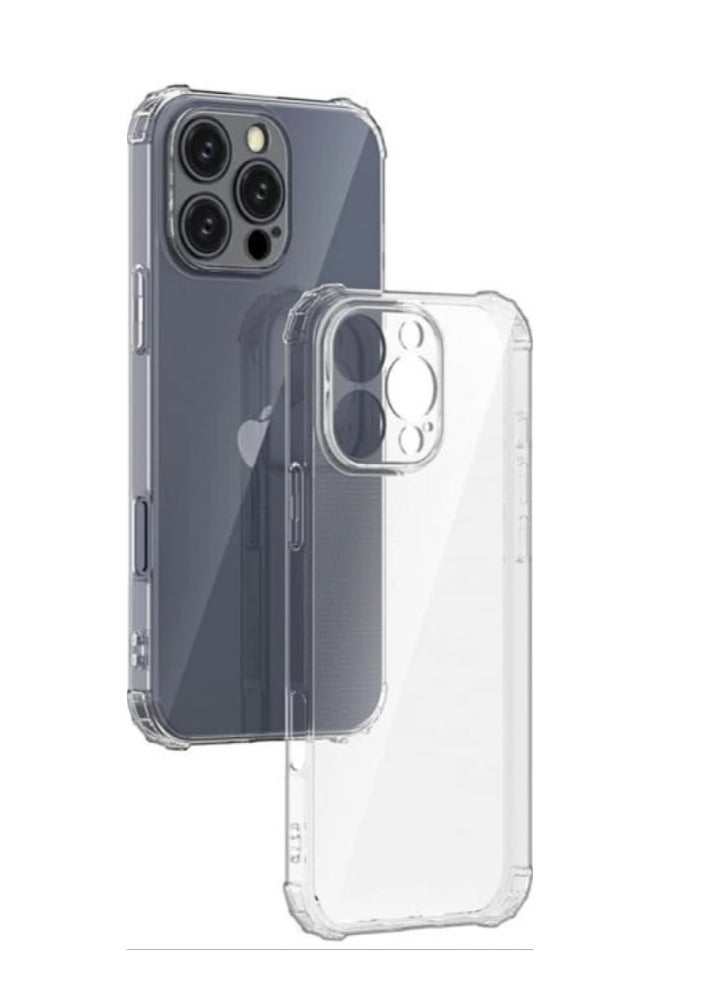 Iphone 16 Pro Max Anti Shock TPU FLEXIBLE Transperent Case - Image 1