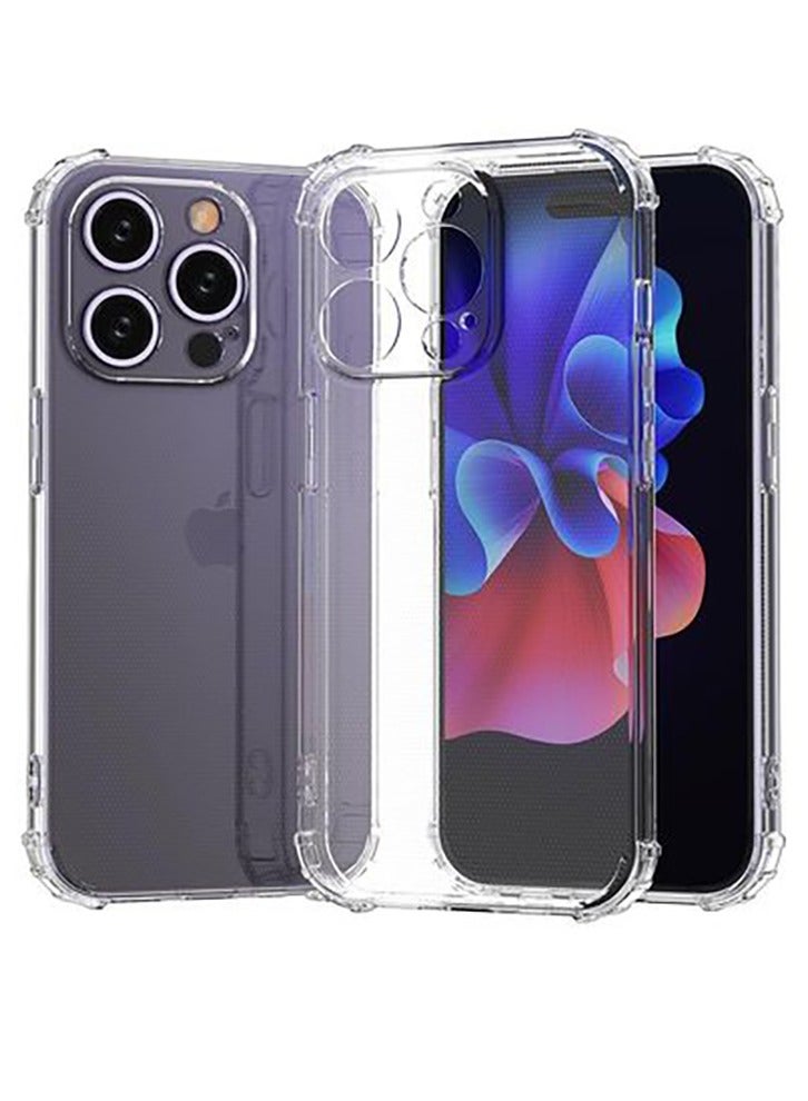 Iphone 16 Pro Max Anti Shock TPU FLEXIBLE Transperent Case - Image 3