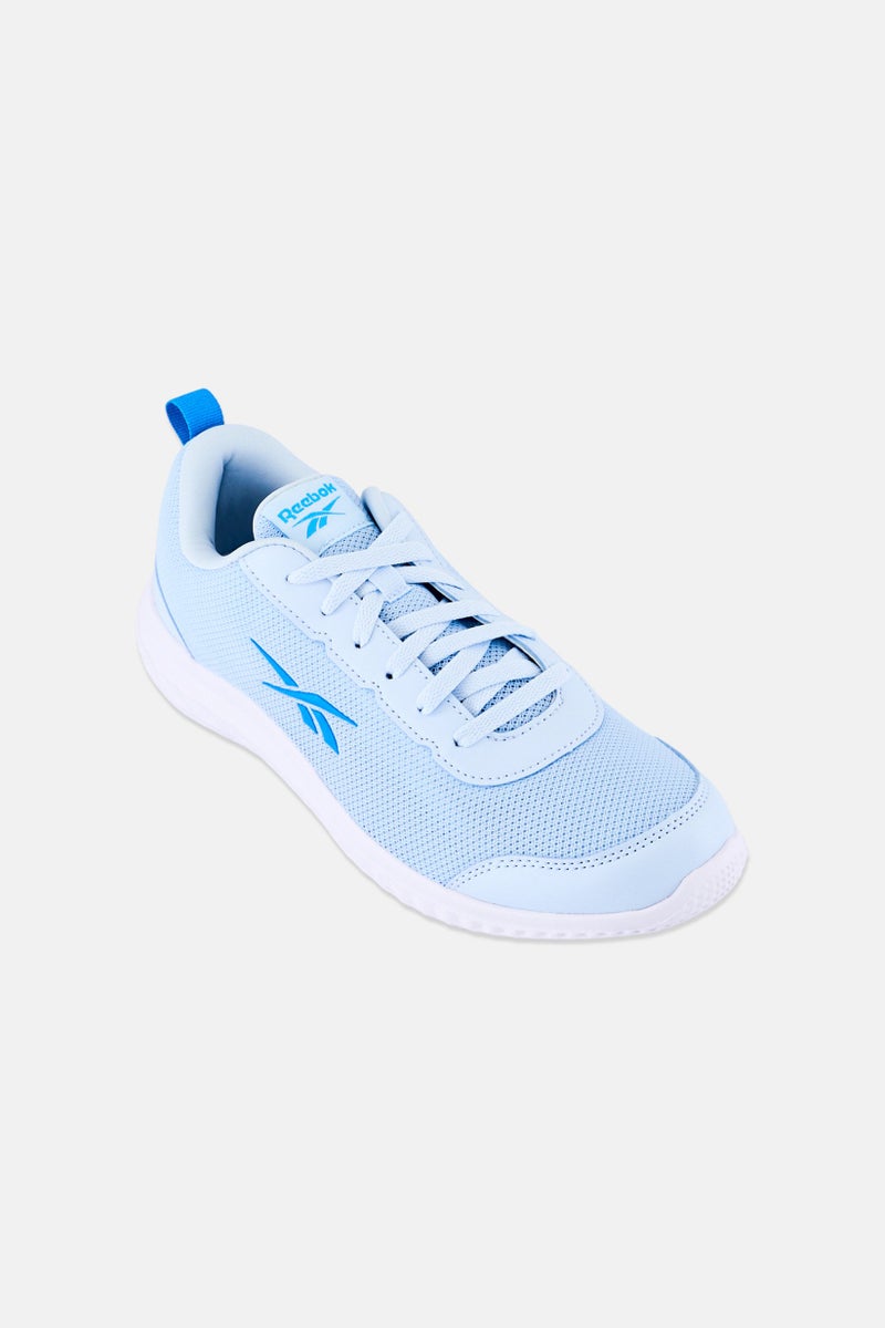 Reebok Kids Boy Core Burst Lace Up Running Shoes, Sky Blue - Image 1