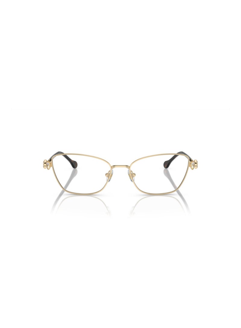 SWAROVSKI Swarovski Woman Square  Eyeglasses- Sk 1006 - Lense Size:53Mm - Pale Gold - Image 4