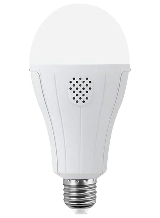 HUA QIANG WANG 15W Emergency Rechargeable Light Bulb,Stay Lights Up When Power Failure, 70W Equivalent LED Light Bulbs for Home,Camping,Tent - Image 1