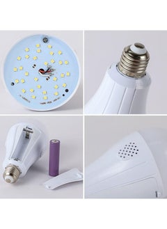 HUA QIANG WANG 15W Emergency Rechargeable Light Bulb,Stay Lights Up When Power Failure, 70W Equivalent LED Light Bulbs for Home,Camping,Tent  - Image 5