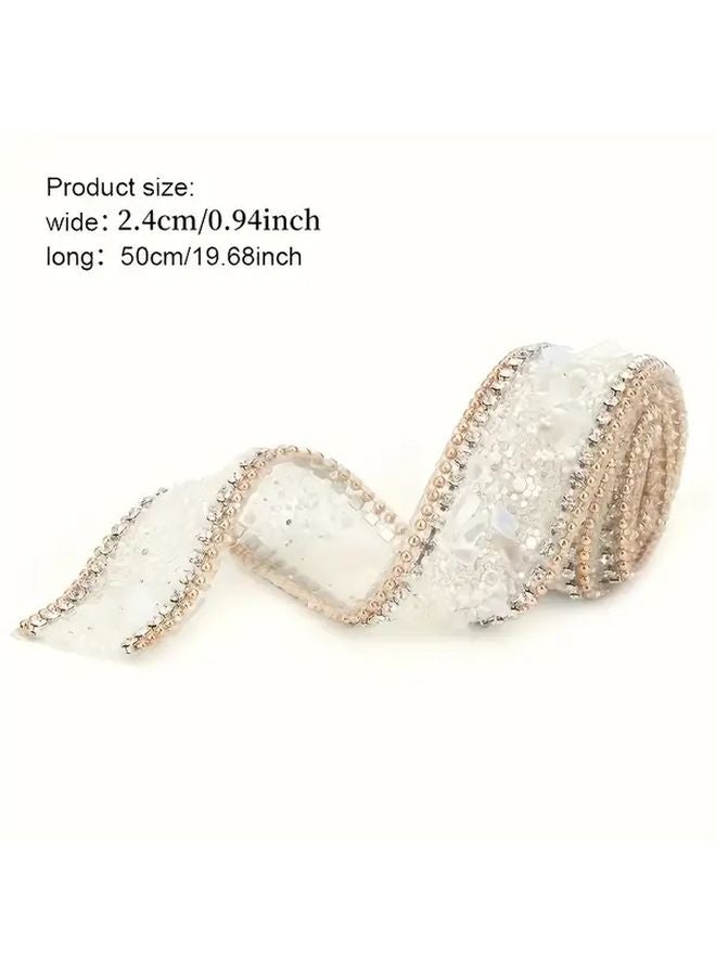 1pc Self Adhesive Rhinestones Shells Crushed Stones DIY Clothing Accessories - Image 4