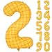 CHANGZHONG 40 Matte Yellow Balloons Toy Inspired Story Theme party Supplies Number Birthday Decoration Cowboy Decorations Western Cowgirl Party Balloon Digital 2 - Image 3