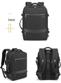 ARCTIC HUNTER Extra Large Travel Laptop Backpack, Extensible Business Bag with USB Charging Port and Earphone Jack, Water Resistant College Backpack for Men  - Image 3