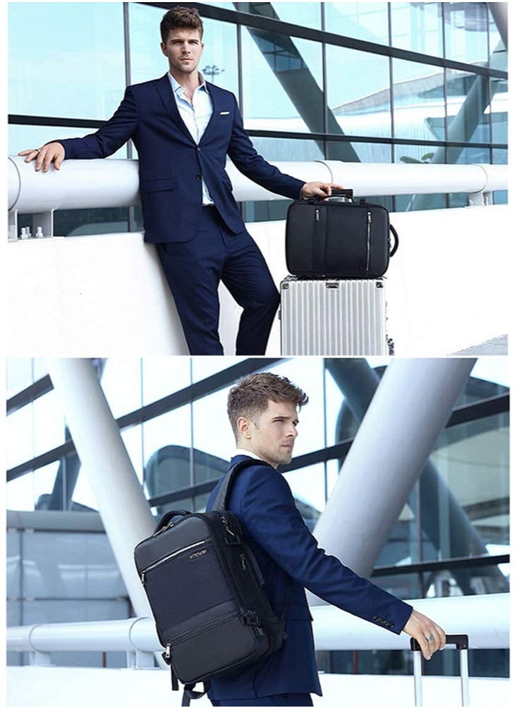 ARCTIC HUNTER Extra Large Travel Laptop Backpack, Extensible Business Bag with USB Charging Port and Earphone Jack, Water Resistant College Backpack for Men  - Image 2