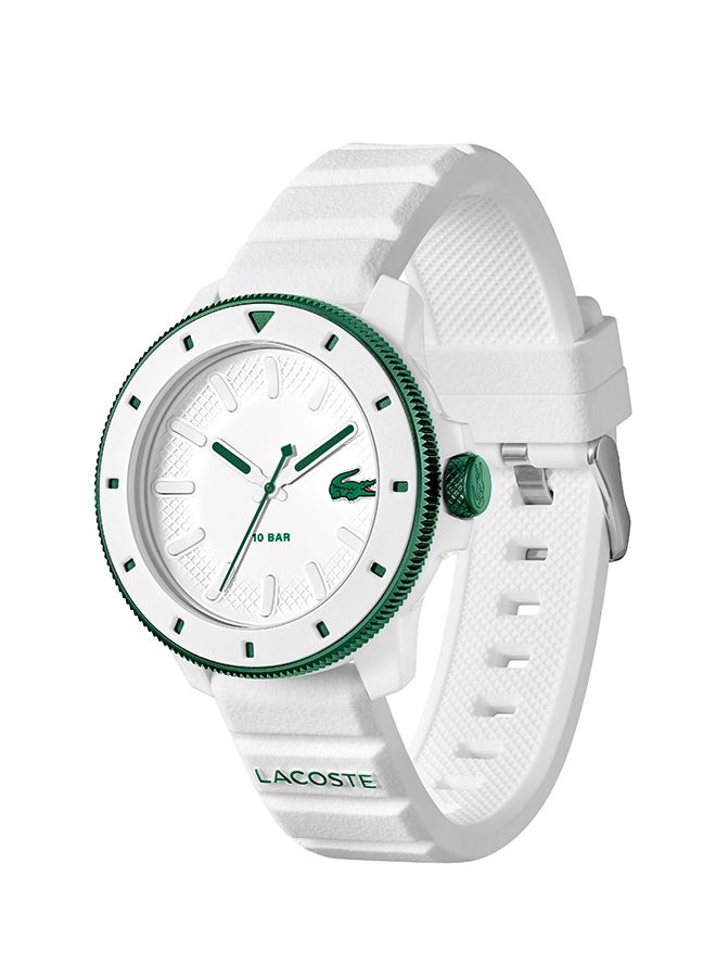 LACOSTE ROUND ANALOG MEN'S WHITE CASE WATCH - 2011415 - Image 3