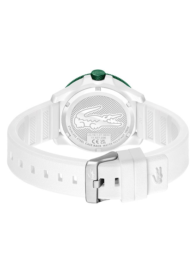 LACOSTE ROUND ANALOG MEN'S WHITE CASE WATCH - 2011415 - Image 2
